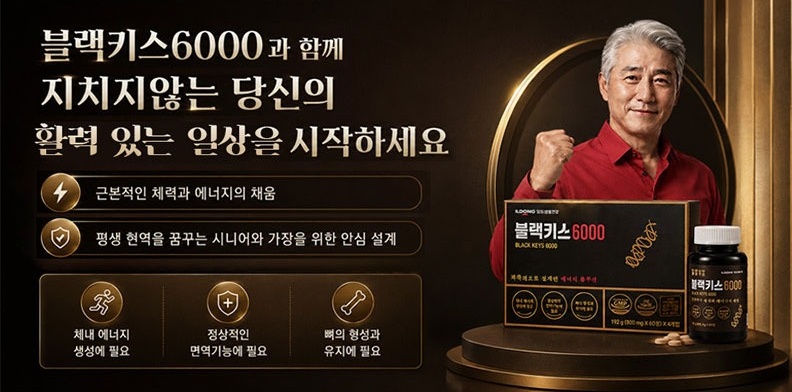 블랙키스6000 활력 이미지